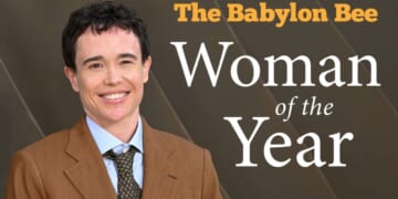 Image for article: The Babylon Bee's Woman Of The Year Is Elliot Page