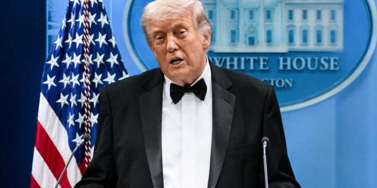 Image for article: Trump Asks Democrats At Correspondents' Dinner To Hold All Assassination Attempts Until He Finishes Speech