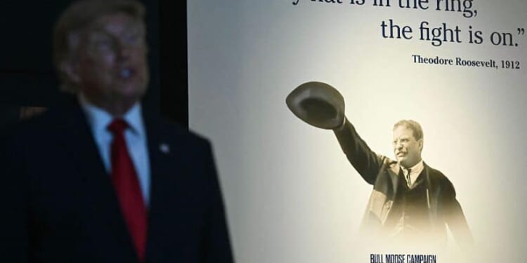 Trump Chats With A.I. Tedd Roosevelt, Gets 'Fantastic' Pep Talk [WATCH]