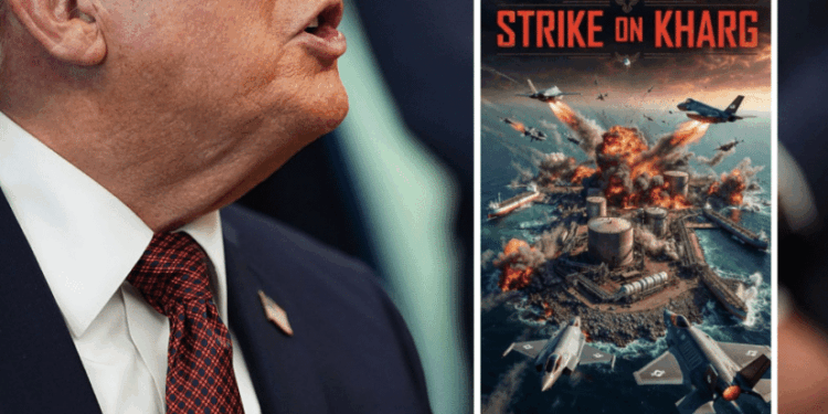 Trump Posts “Strike on Kharg” Image Targeting Iran’s Oil Lifeline