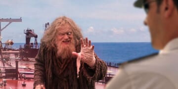 Image for article: Trump To Secure Strait Of Hormuz By Posting Old Man Who Asks You 3 Questions Before You May Pass