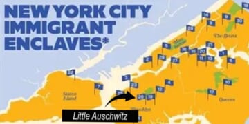 Image for article: Uh Oh: Mamdani's New NYC Map Includes 'Little Auschwitz' In Brooklyn