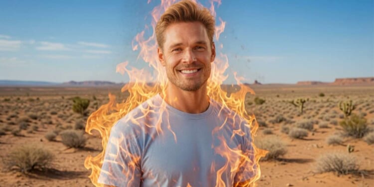 Image for article: 'Yeah, But It's A Dry Heat,' Says Arizona Man Who Is Currently On Fire