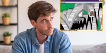 Image for article: 40-Year-Old Man Still Chasing High Of Seeing Cards Bounce Around Screen After Winning Solitaire