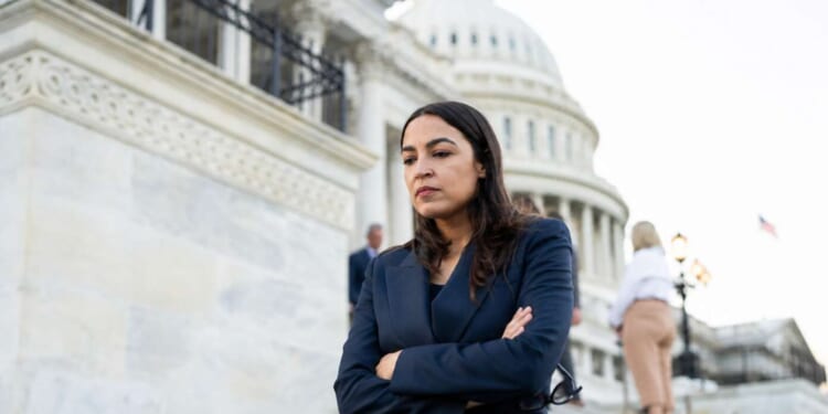 Image for article: AOC Struggling To Meet Single Men Under Age 90 At Work