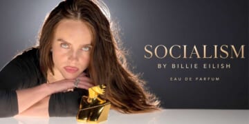 Image for article: Billie Eilish Introduces New Fragrance Socialism' On Sale Now For $72,000