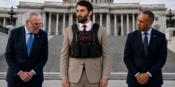 Image for article: Democrats Distance Themselves From Hasan Piker After Realizing He's Wearing A Suicide Vest