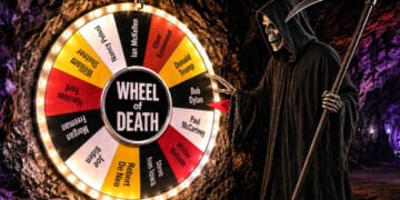 Image for article: Grim Reaper Spins 'Wheel Of Death' To See Which Person He Will Take Next