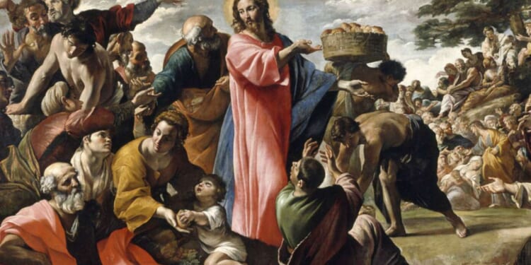 Image for article: Jesus Ignites Fierce Debate By Feeding 5,000 People For Under $20