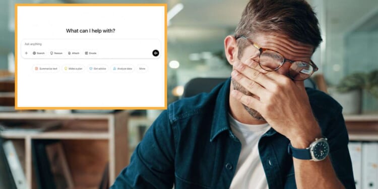Image for article: Man Exhausted After Long Day Of Typing Stuff Into ChatGPT