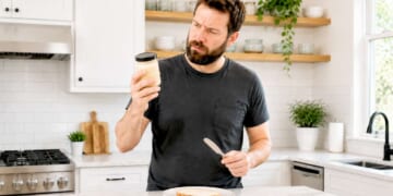 Image for article: Man Unsure Whether Wife's Vanilla Honey Goat Butter Spread Is For Toast Or Face