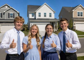 Image for article: Mormon Teen Takeover Leaves Three New Houses Built For Homeless