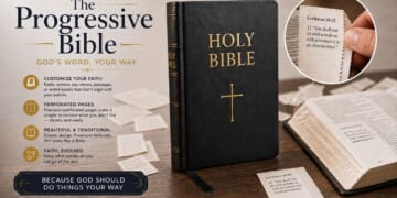 Image for article: New Progressive Bible Features Perforated Pages For Easy Removal Of Parts You Don’t Like