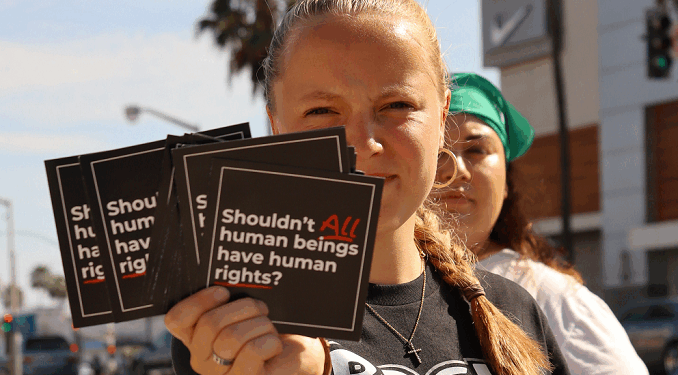Pro-Life Youth Change 75 People’s Minds on Abortion