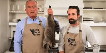 Image for article: RFK Starts Off Cooking Show With Reminder To Always Cook Raccoon To At Least 165 Degrees