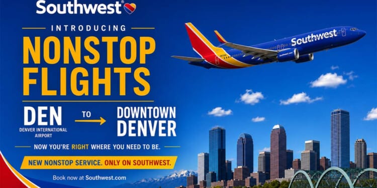 Image for article: Southwest Announces Nonstop Flights From Denver Airport To Downtown Denver