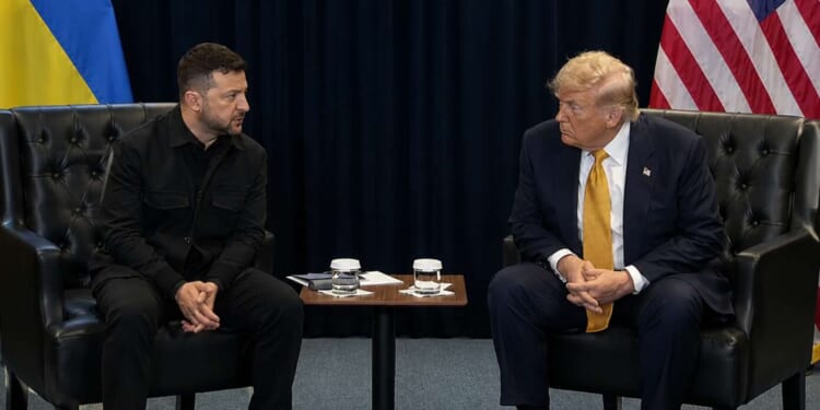 Image for article: Trump Meets With Zelenskyy To Ask For U.S. Missiles