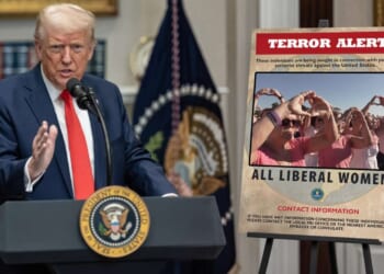 Image for article: Trump Officially Classifies Liberal Women As Terrorist Organization
