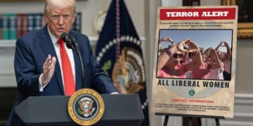 Image for article: Trump Officially Classifies Liberal Women As Terrorist Organization