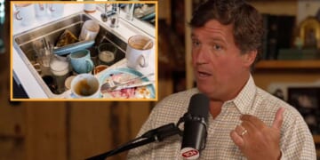 Image for article: Tucker Carlson Tells Wife That Israel Must Have Planted All Those Dirty Dishes In The Sink