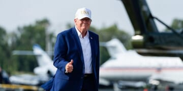 Video Appears to Show Trump Secretly Leaving Air Force One in Catering Truck