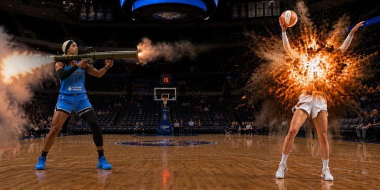 Image for article: White Privilege: Black Player Ejected Just For Shooting Sophie Cunningham With Rocket Launcher