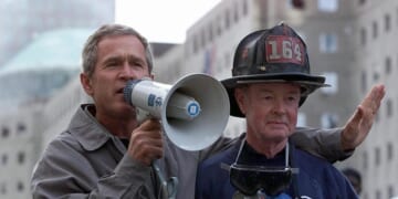 George W. Bush’s Ground Zero Bullhorn Moment Turns 25