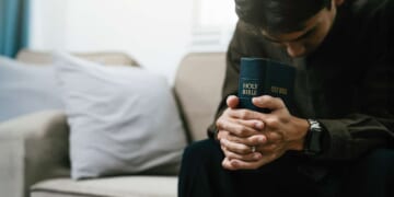 Image for article: Man Wondering What The Prayers Of A Not-So-Righteous Man Availeth