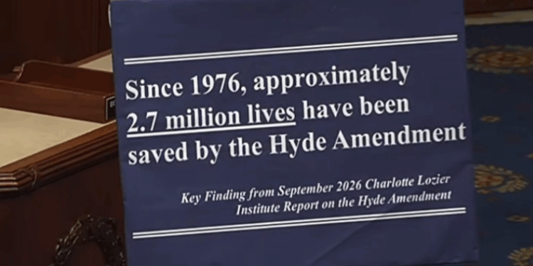 Members of Congress Celebrate Hyde Amendment’s 50th Anniversary