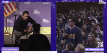 Persian Student Confronts Abdul El-Sayed Over Iran, Khamenei Silence