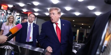 Trump Needles CNN’s Kaitlan Collins as He Arrives at United Nations