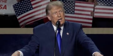 Image for article: Trump Pledges That If Voters Defeat Socialism In November, They Will Each Get An Equal Redistribution Of Wealth From The Government