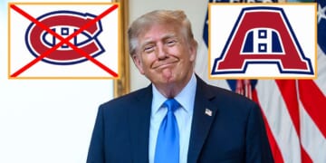 Image for article: Trump Renames The Montreal Canadiens As The Montreal Americans