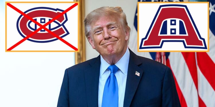 Image for article: Trump Renames The Montreal Canadiens As The Montreal Americans