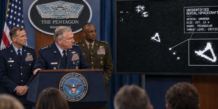 Image for article: U.S. Space Weapon Revealed To Be Little Triangle That Shoots Bullets Out The Front