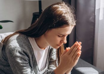 Image for article: Woman Praying That The Lord’s Will Be Done As Long As It's The Same As Her Will