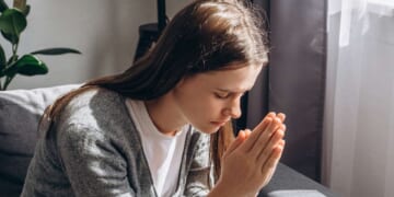 Image for article: Woman Praying That The Lord’s Will Be Done As Long As It's The Same As Her Will
